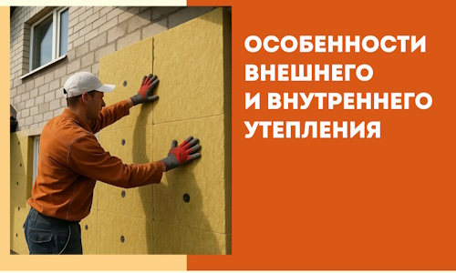 Какие особенности внешнего и внутреннего утепления в Касимове