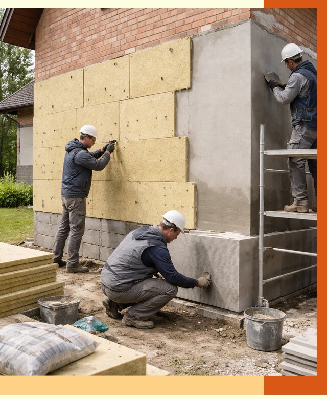 Утепление частного дома в Касимове под ключ от 8156 руб/м2 — недорого | ТепломастерКсм