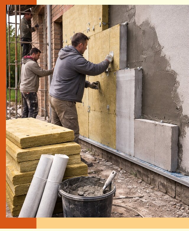 Утепление кирпичного дома под ключ в Касимове