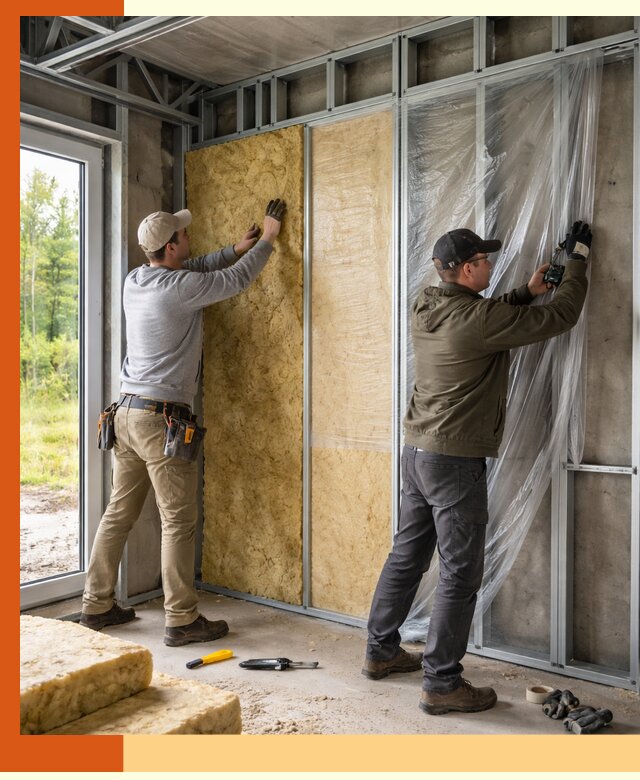 Утепление дома из ЛСТК в Касимове с гарантией качества и эффективности