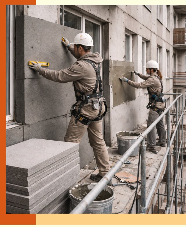 Утепление квартиры снаружи под ключ в Касимове