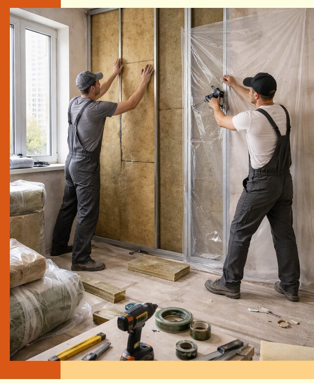 Утепление квартиры изнутри профессионально в Касимове