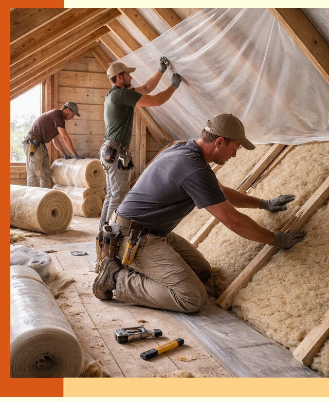 Утепление крыши изнутри в Касимове: профессионально и надежно