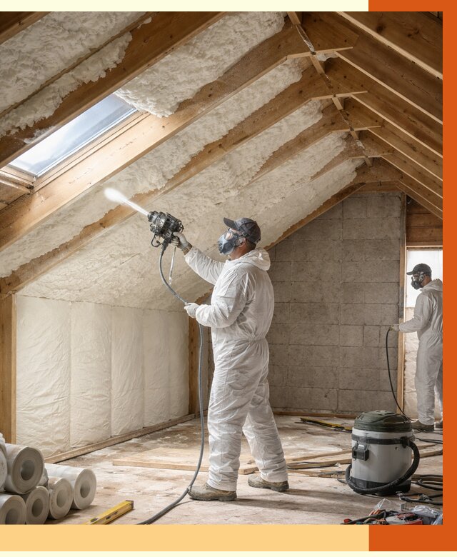 Утепление мансарды ППУ в Касимове от 2990 руб./м² — заказать под ключ | ТепломастерКсм