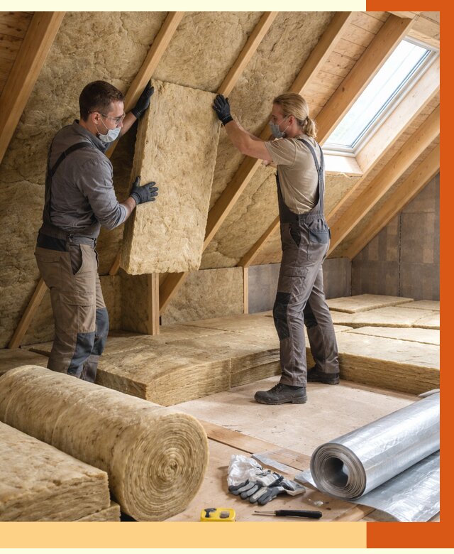 Утепление мансарды минватой в Касимове от 4567 руб./м2 — монтаж и пароизоляция | ТепломастерКсм