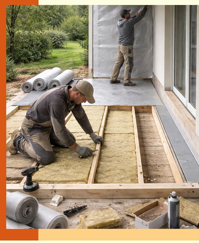 Утепление террасы в Касимове — тепло и защита круглогодично