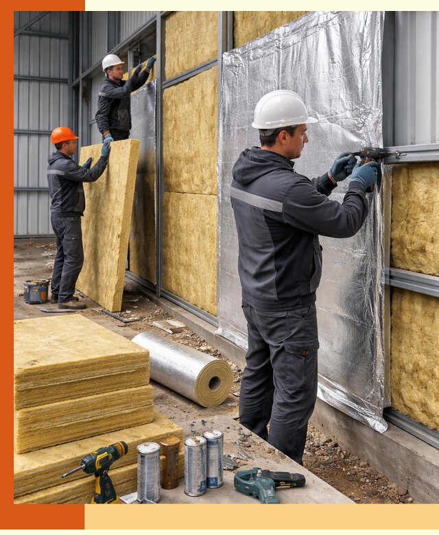 Утепление металлического ангара профессионально в Касимове