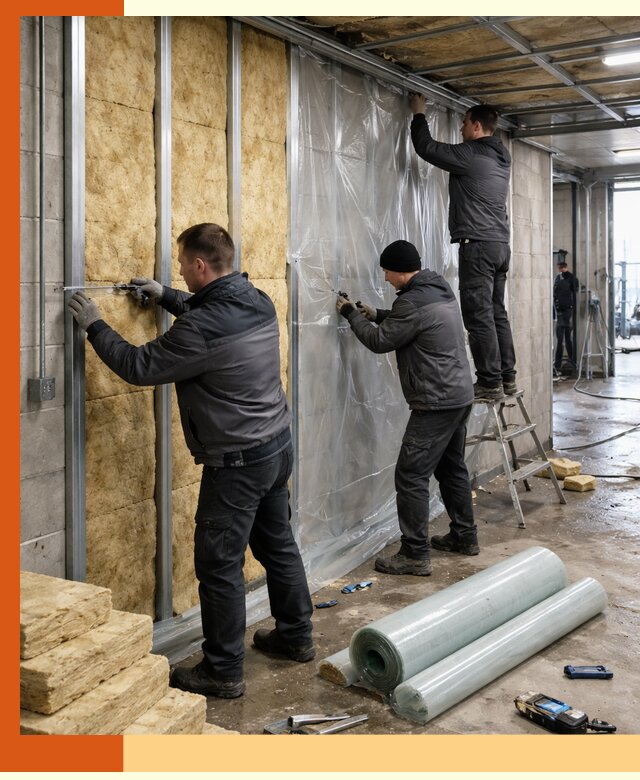 Профессиональное утепление автомойки в Касимове для любого типа помещений