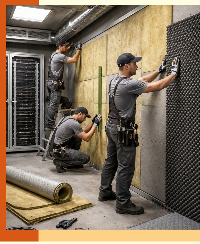 Утепление серверной комнаты профессионально в Касимове