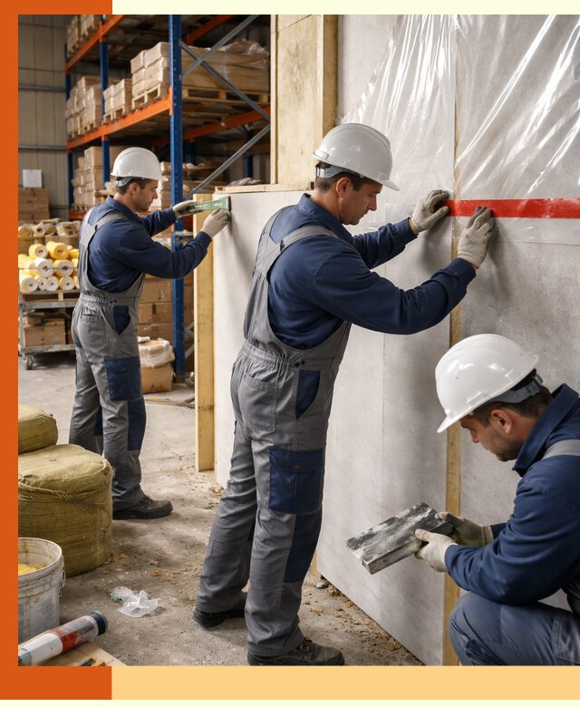 Утепление теплого склада под ключ в Касимове