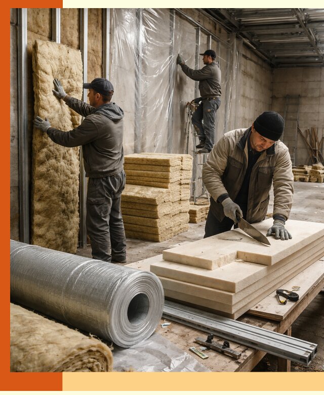 Утепление торгового склада в Касимове с энергоэффективными решениями