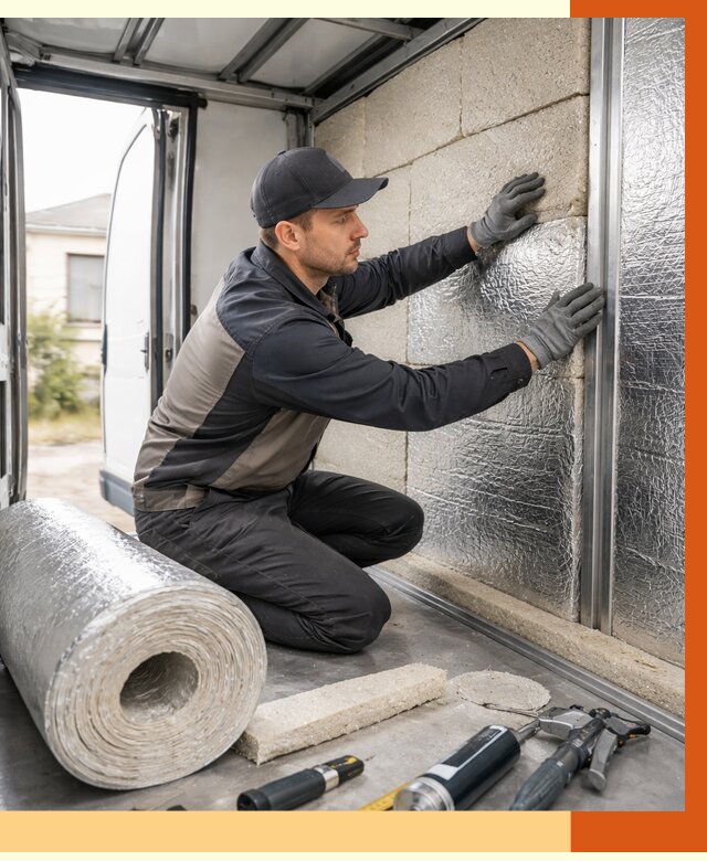 Утепление фургона рефрижератора в Касимове от 13593 руб./м² под ключ | ТепломастерКсм