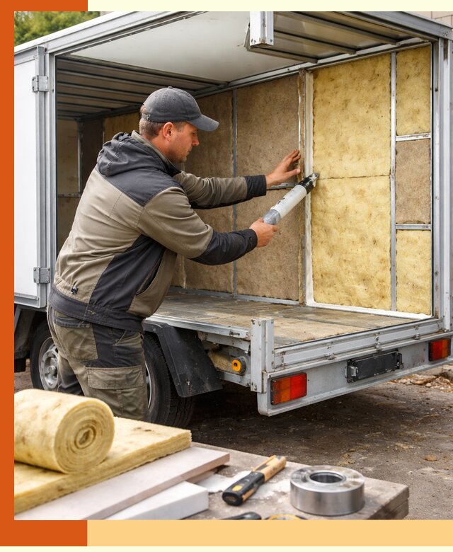 Профессиональное утепление прицепа в Касимове для любых условий