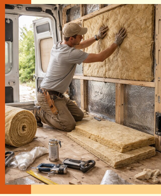 Утепление кемпера под ключ в Касимове с гарантией качества