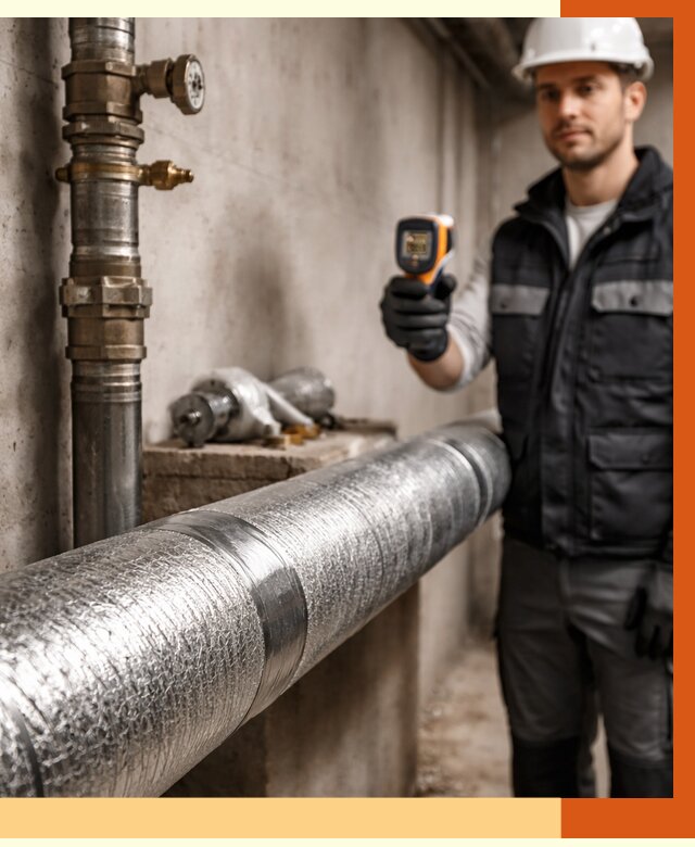 Утепление труб водоснабжения в Касимове от 9243 руб. за м² — услуги ТепломастерКсм