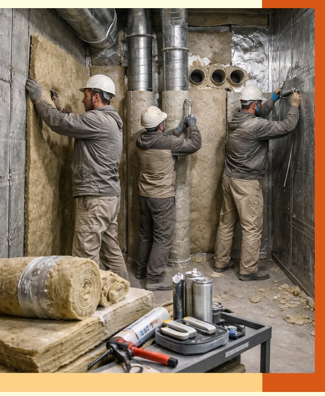 Утепление венткамеры в Касимове под ключ от 1577 руб. — профессионально | ТепломастерКсм