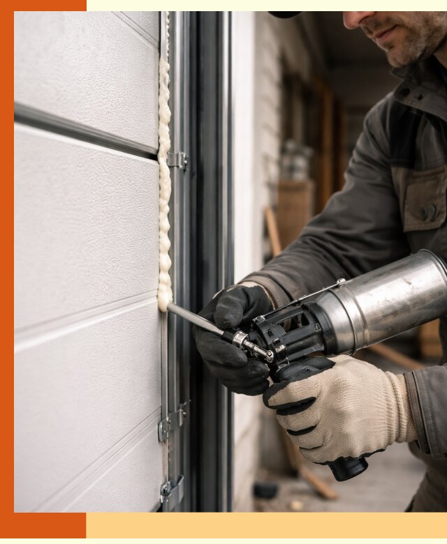 Заполнение пустот ворот в Касимове профессионально и герметично