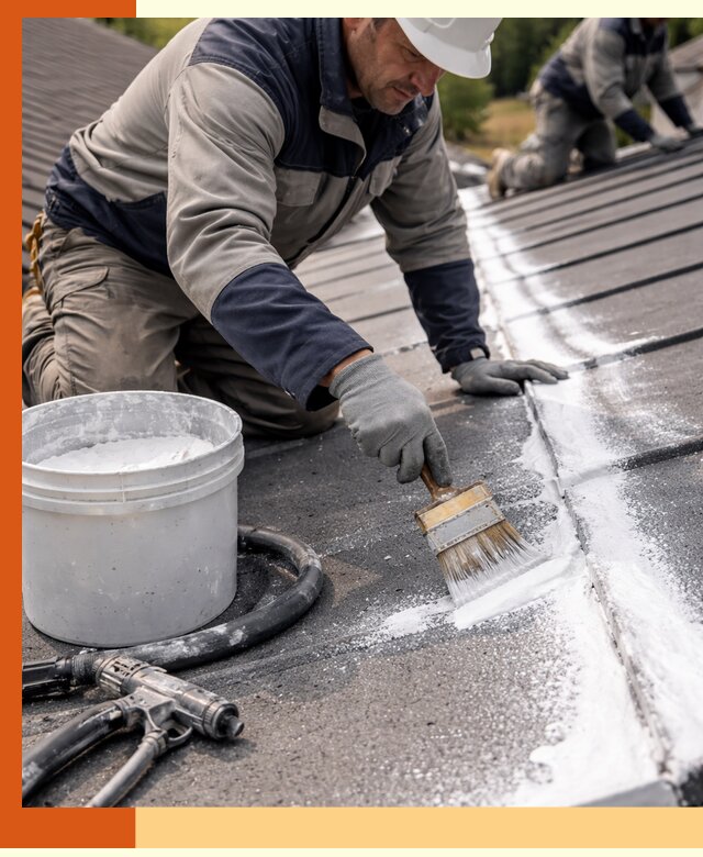 Утепление кровли жидкой теплоизоляцией в Касимове