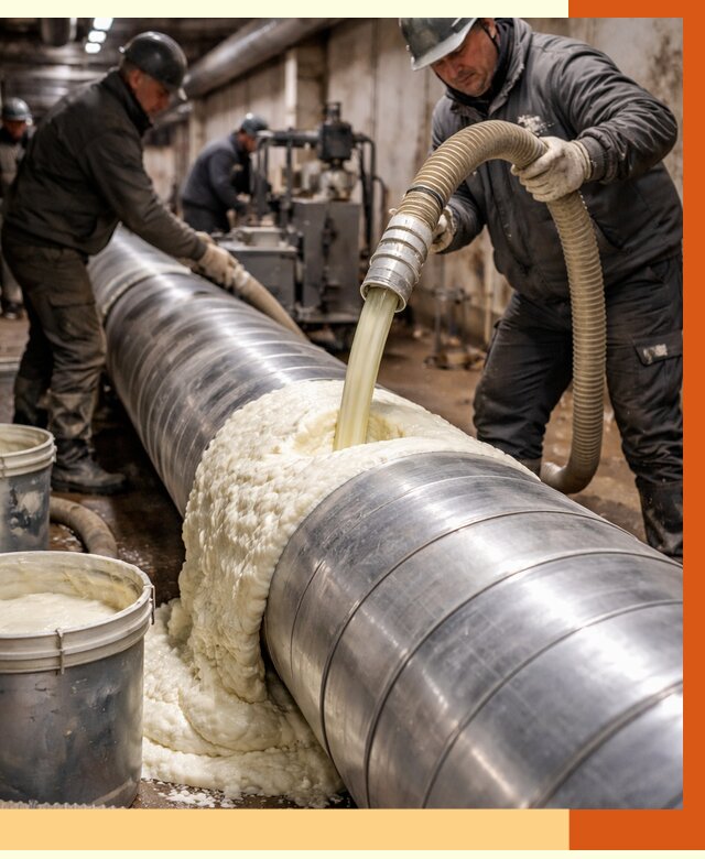 Утепление теплотрассы жидкой теплоизоляцией в Касимове от 4567 руб. | ТепломастерКсм