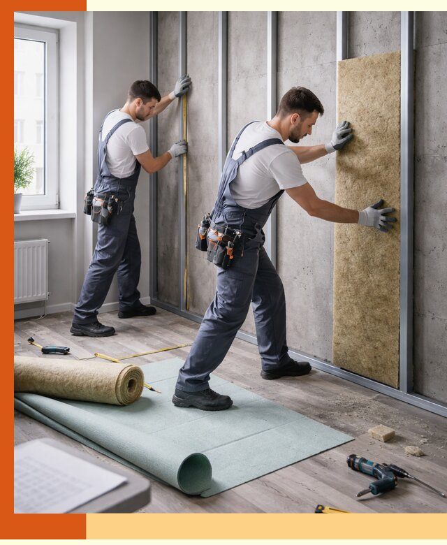 Шумоизоляция квартиры под ключ в Касимове — профессионально и гарантированно