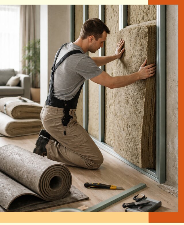 Шумоизоляция перегородок в Касимове от 1794 руб. за м2 — ТепломастерКсм