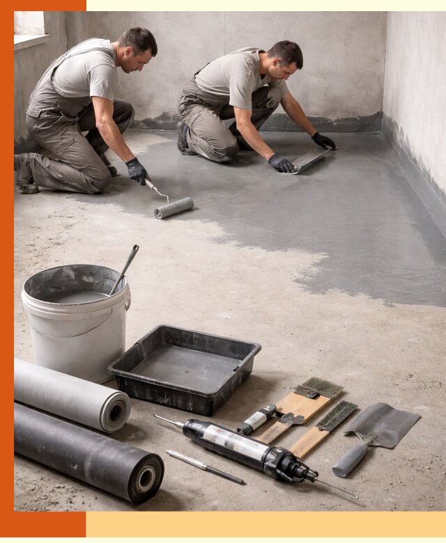 Гидроизоляция пола в Касимове — надежная защита от влаги и протечек