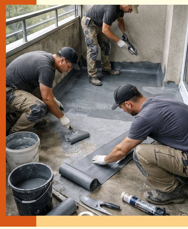 Гидроизоляция балкона в Касимове: надежная защита от протечек