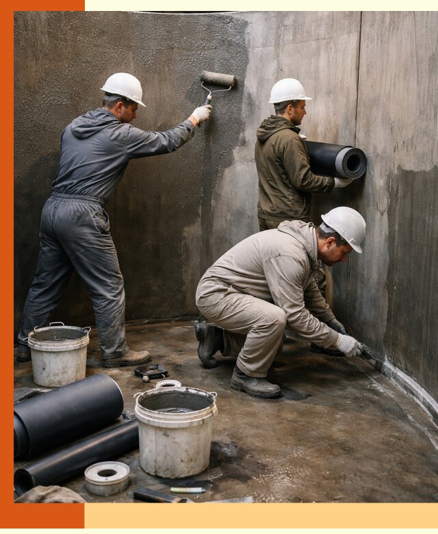 Гидроизоляция резервуара профессионально в Касимове