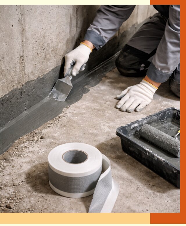 Гидроизоляция швов и герметизация стыков в Касимове от 1359 руб. | ТепломастерКсм