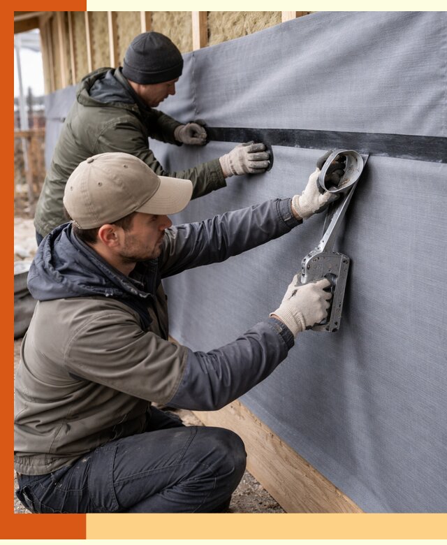 Монтаж ветроизоляции зданий и конструкций в Касимове